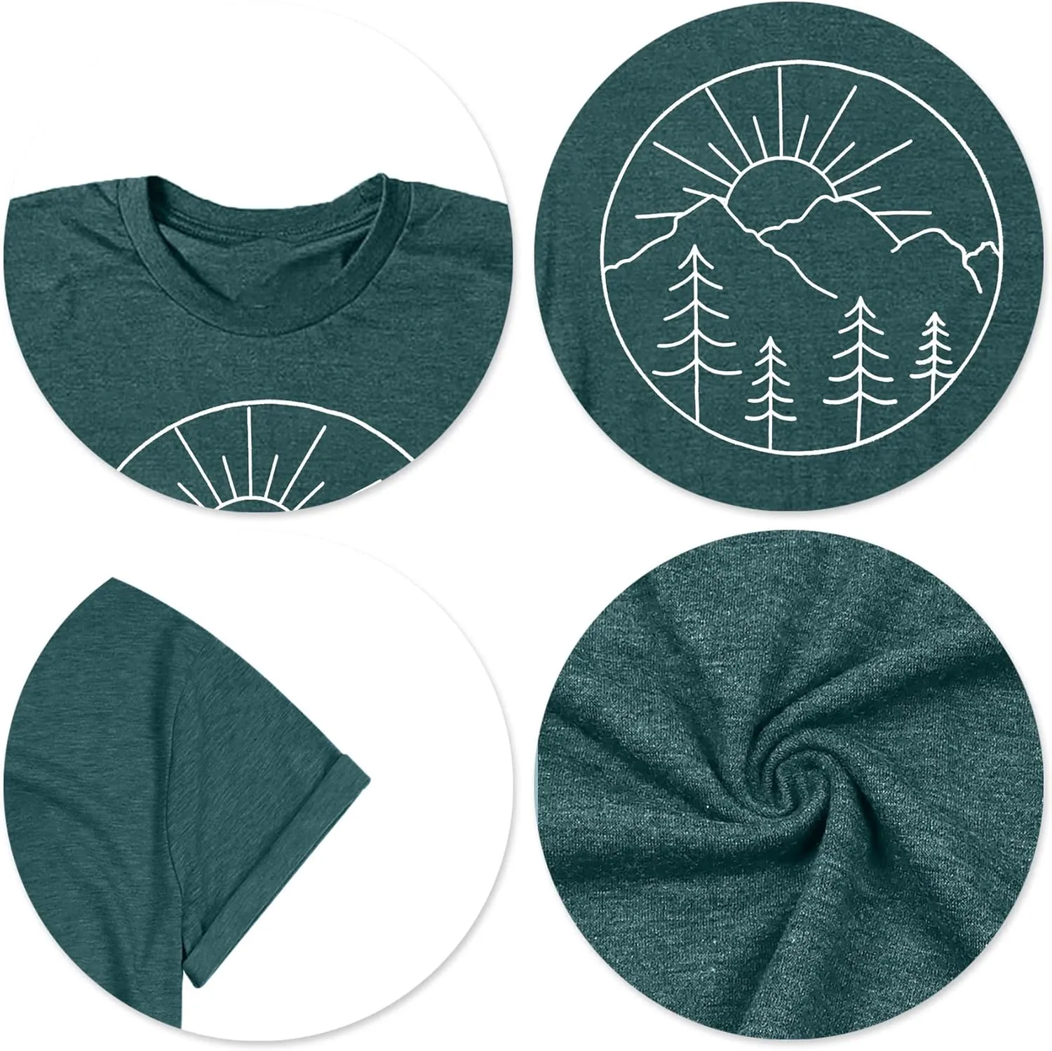 Adventure Tshirt Women Mountain Shirts Hiking Graphic Tees Summer Outdoor Casual Vacation Tops