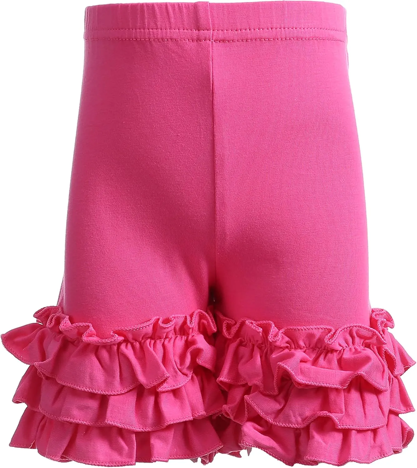 Ashken Baby Toddler Girls Ruffles Shorts Little Girls Cotton Pants 3 Months-6T