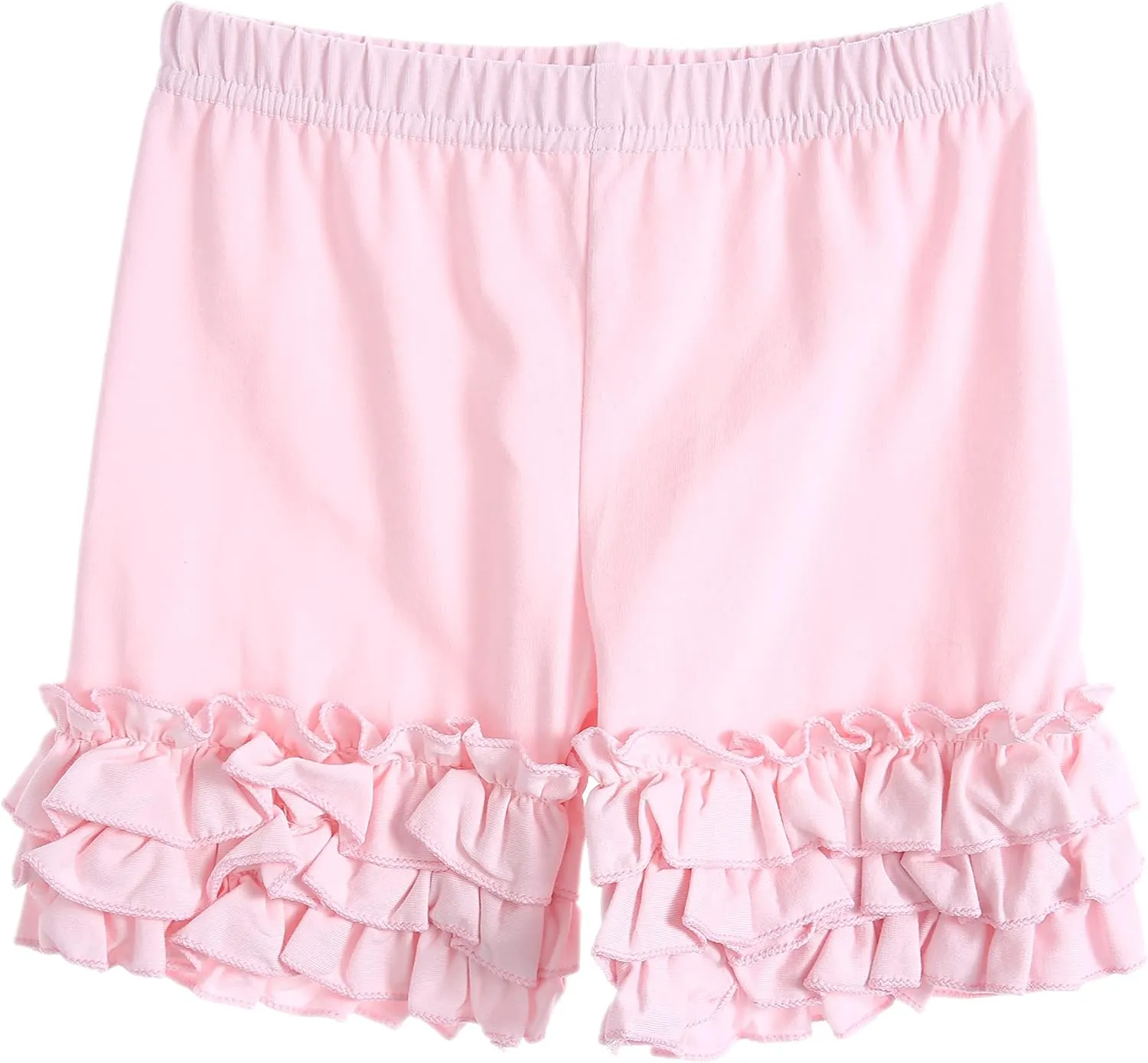 Ashken Baby Toddler Girls Ruffles Shorts Little Girls Cotton Pants 3 Months-6T