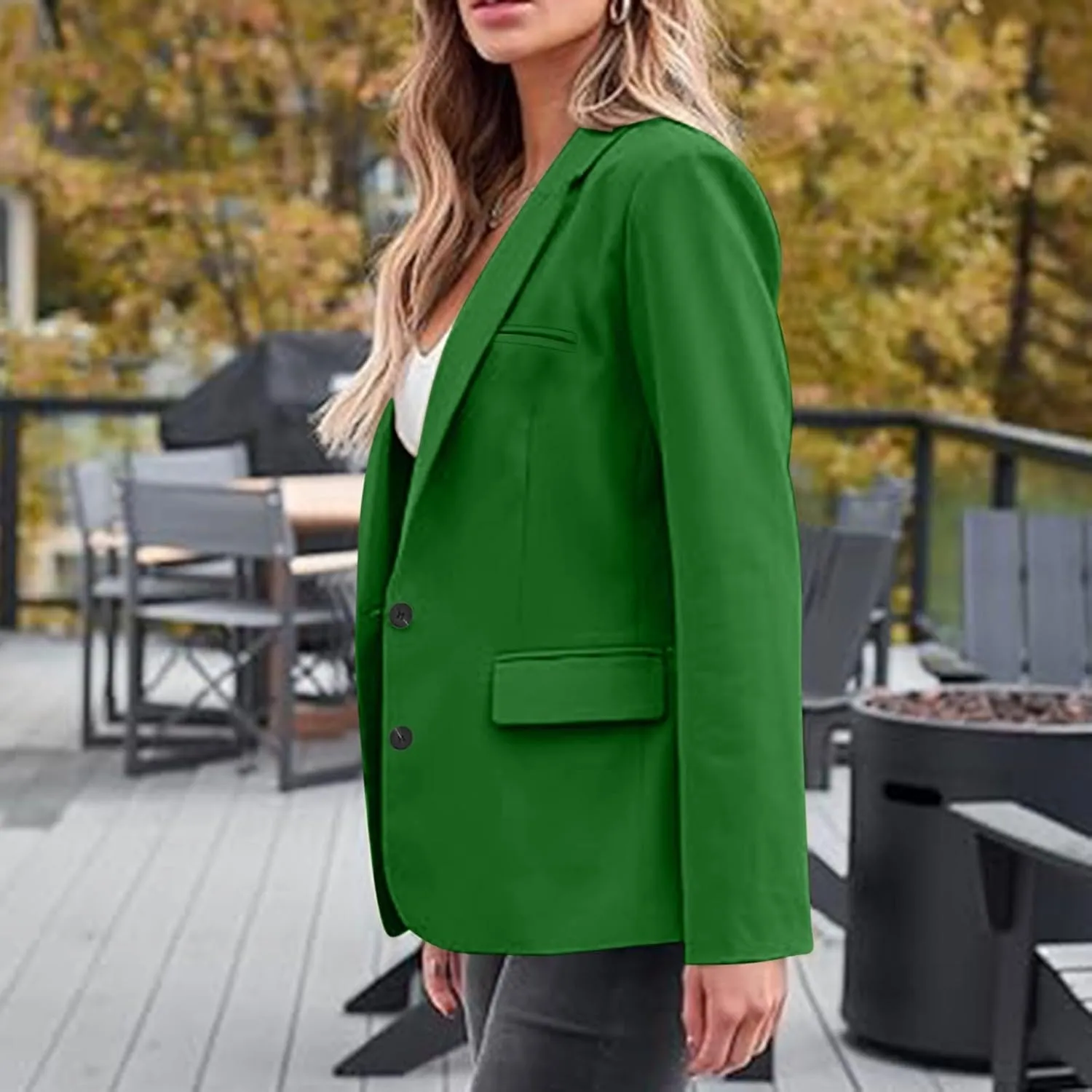 Blazers for Women Business Suit Jacket Work Office Blazer Long Sleeve Casual Blazer Open Front Cardigan Coat Outerwear