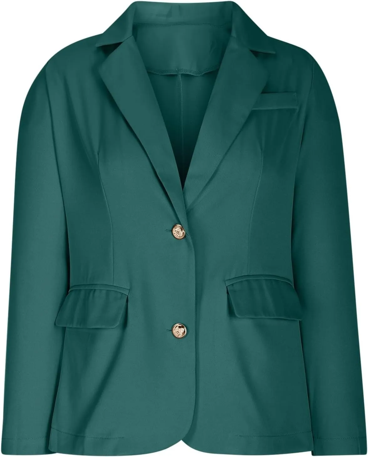 Blazers for Women Bussiness Casual Long Sleeve Open Front Blazer Work Office Dressy Suit Jackets with Pockets