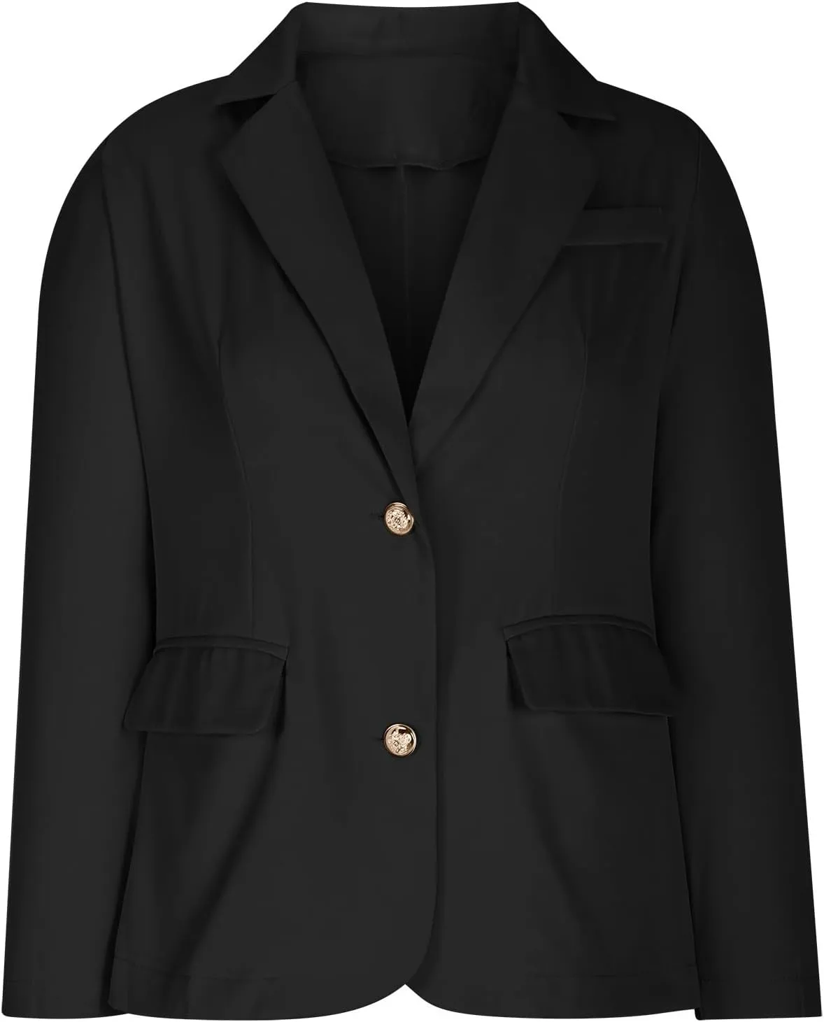 Blazers for Women Bussiness Casual Long Sleeve Open Front Blazer Work Office Dressy Suit Jackets with Pockets