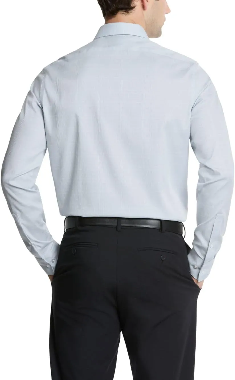 Calvin Klein Men's Dress Shirt Non Iron Stretch Slim Fit Solid