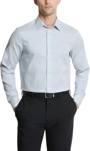 Calvin Klein Men's Dress Shirt Non Iron Stretch Slim Fit Solid