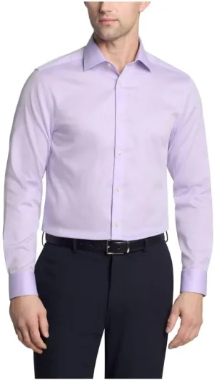 Calvin Klein Men's Dress Shirt Non Iron Stretch Slim Fit Solid