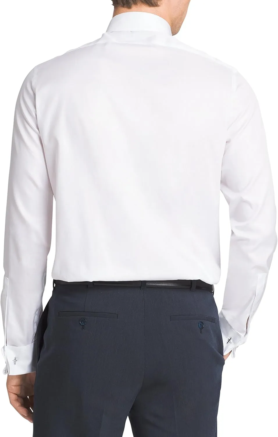 Calvin Klein Men's Dress Shirt Slim Fit Non Iron Solid French Cuff