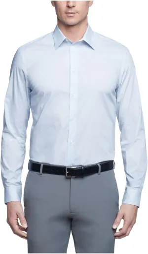 Calvin Klein Men's Dress Shirts Non Iron Stretch Regular Fit Print