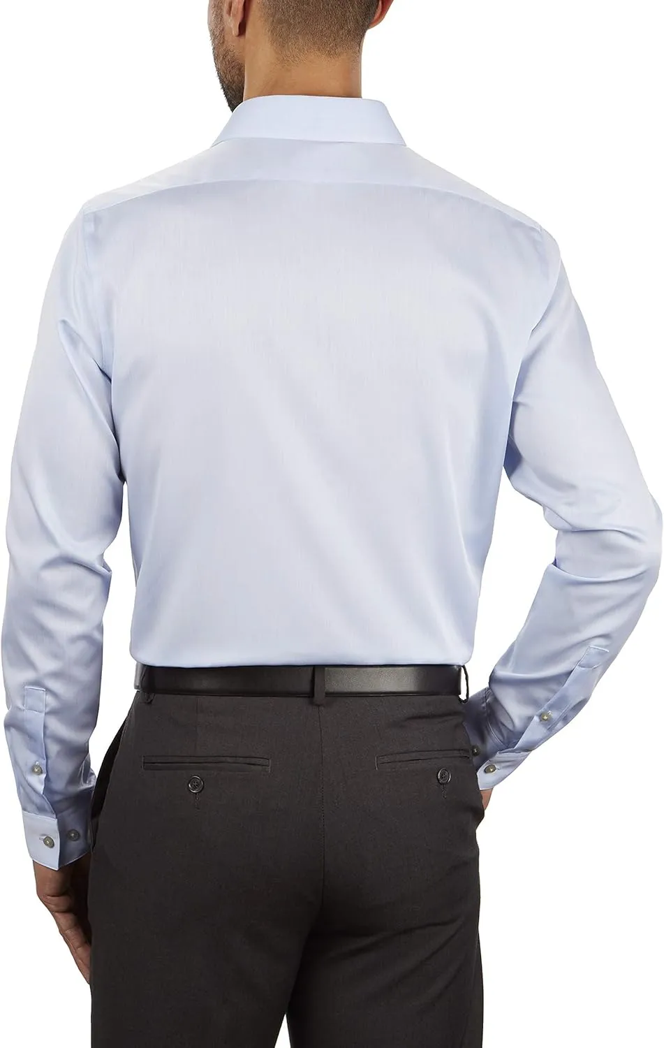 Calvin Klein Men's Slim Fit Non-Iron Herringbone Dress Shirt