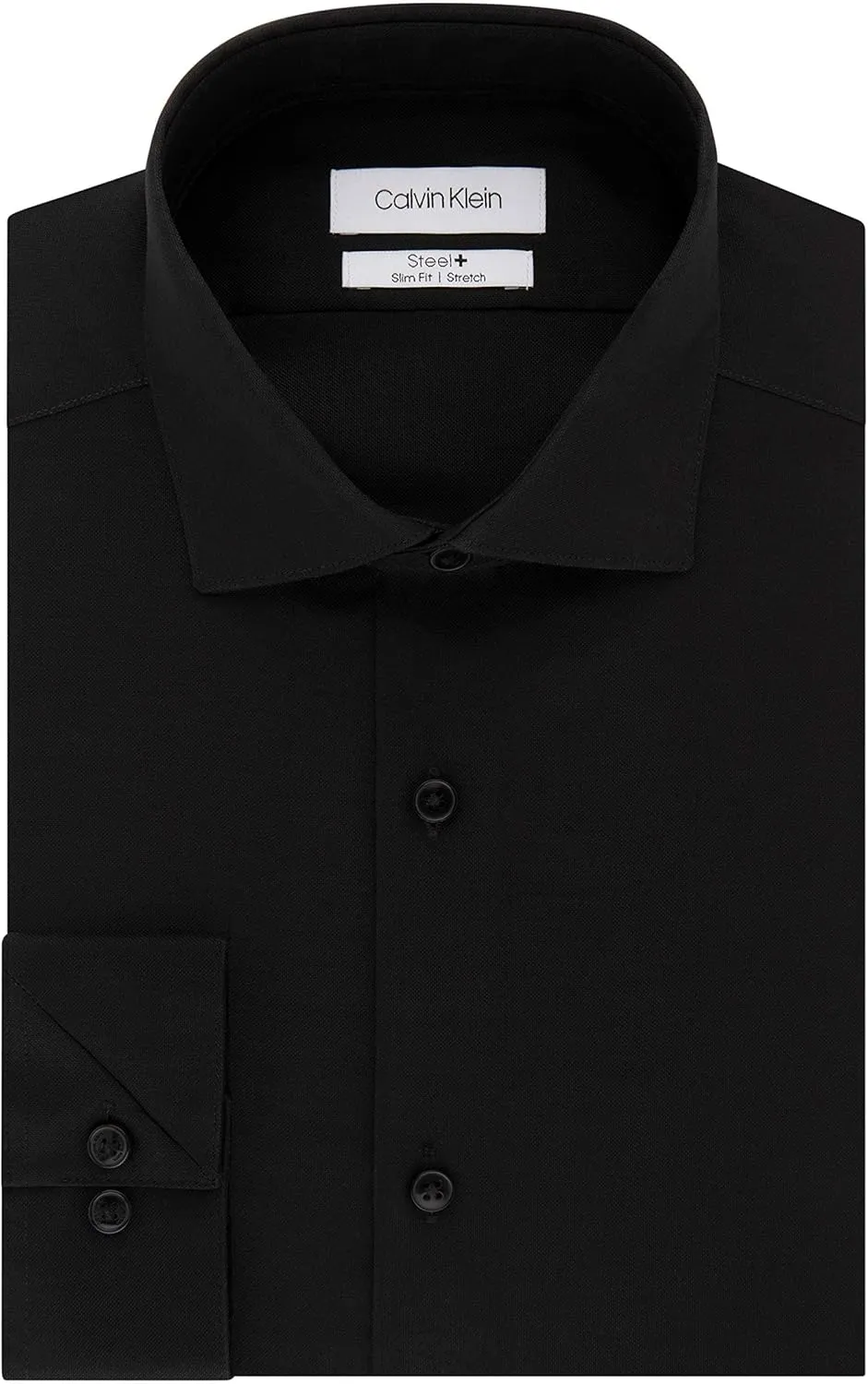 Calvin Klein Men's Slim Fit Non Iron Stretch Solid Dress Shirt