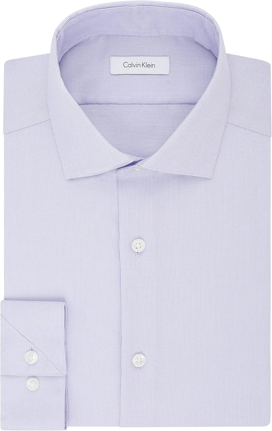 Calvin Klein Men's Slim Fit Non Iron Stretch Solid Dress Shirt