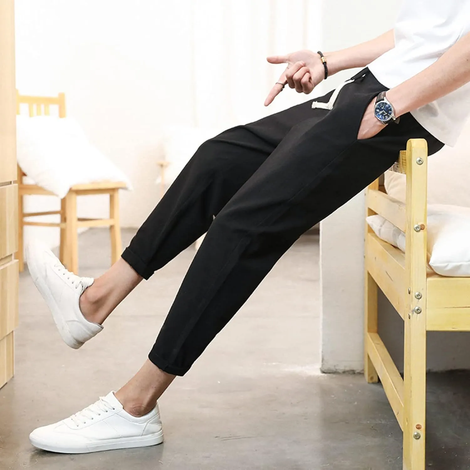 Cargo Pants for Men Relaxed Fit Pants for Men Skinny Mens Dress Pants Stretch Slim Fit Business Casual Dress Pants
