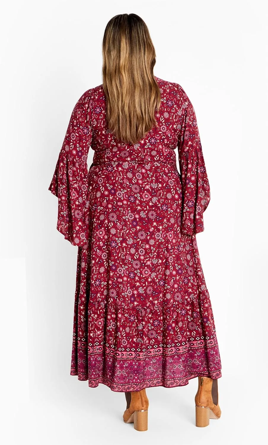 City Chic Women's Plus Size Dress-Selena Wrap