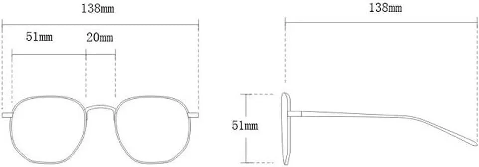 Classic Small Round Sunglasses Men Luxury Metal Sun Glasses Male Fashion Driving Vacation Shades UV400