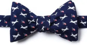 Democratic Donkeys Self Tie Bow Tie