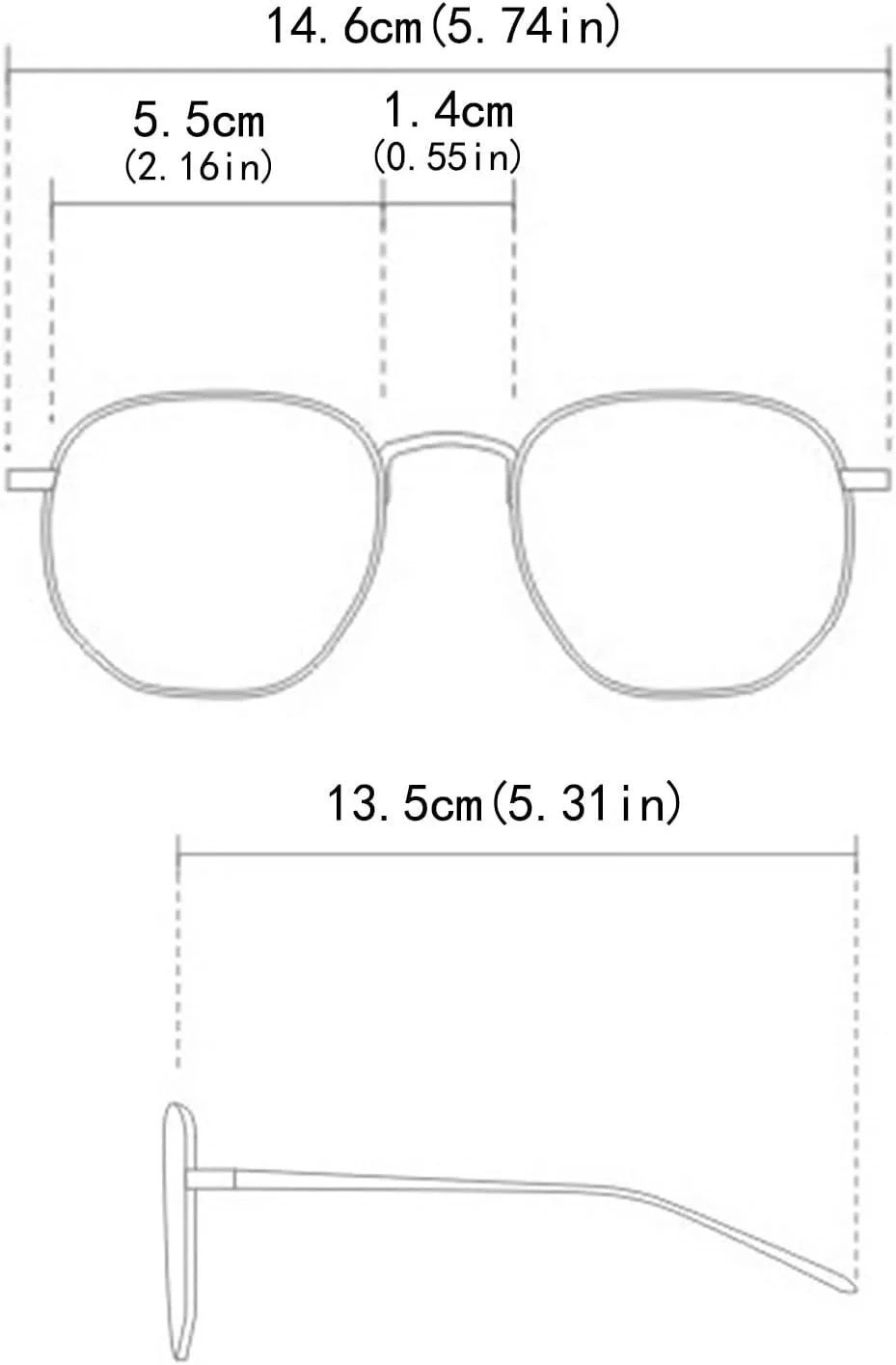 Fashion Sunglasses For Men And Women Frameless, Windproof Sunglass,Retro Sun Shading Sunglasses,Bike Running