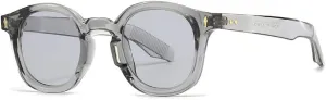 Fashion Women Round Sunglasses Retro Rivets Men Shades UV400