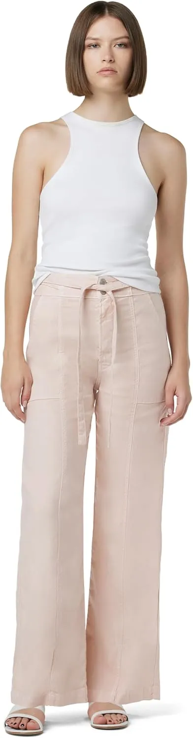 HUDSON Women's Tie Waist Wide Leg Trouser