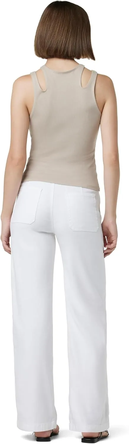 HUDSON Women's Tie Waist Wide Leg Trouser