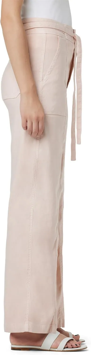 HUDSON Women's Tie Waist Wide Leg Trouser