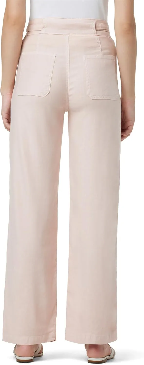 HUDSON Women's Tie Waist Wide Leg Trouser