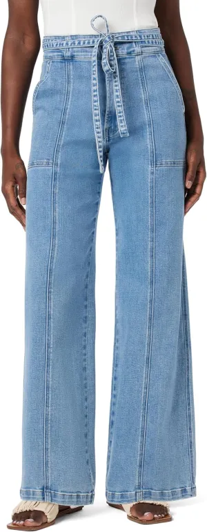 HUDSON Women's Tie Waist Wide Leg Trouser