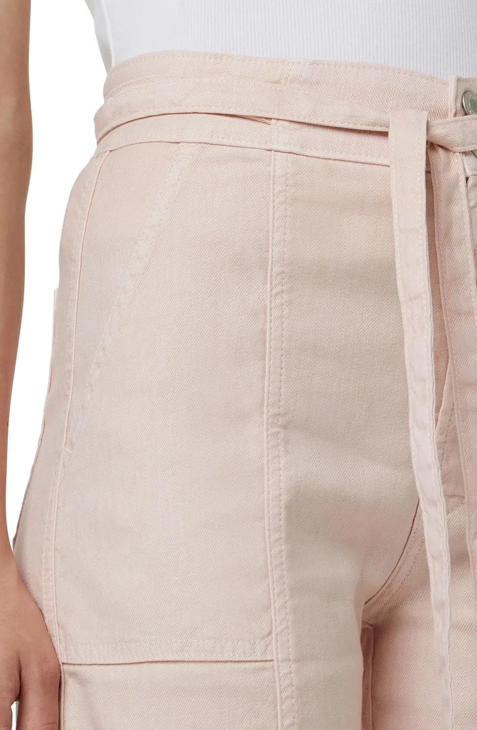 HUDSON Women's Tie Waist Wide Leg Trouser