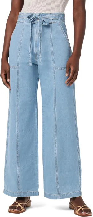 HUDSON Women's Tie Waist Wide Leg Trouser