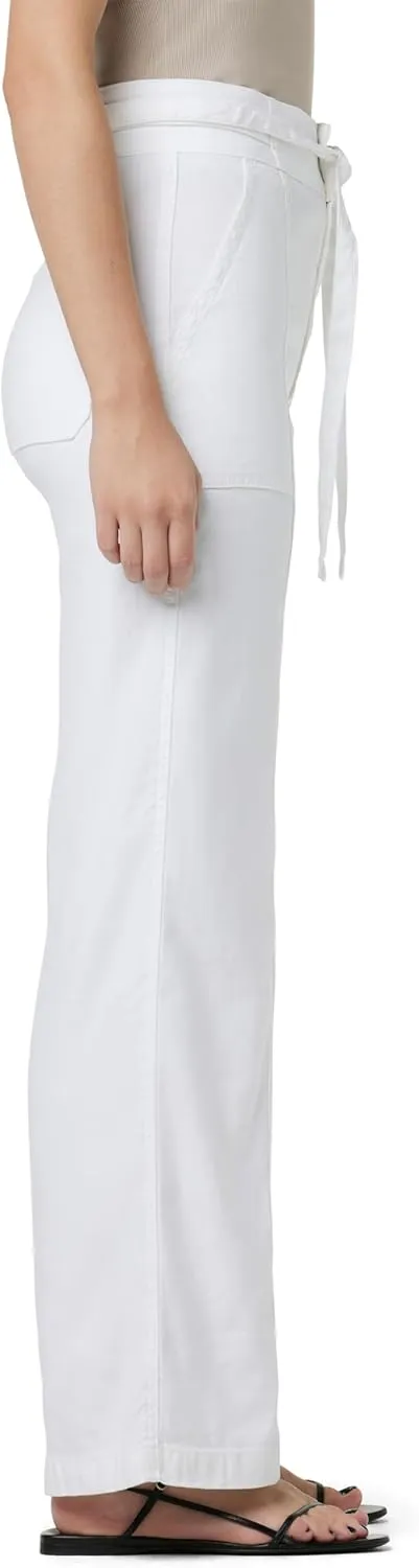 HUDSON Women's Tie Waist Wide Leg Trouser