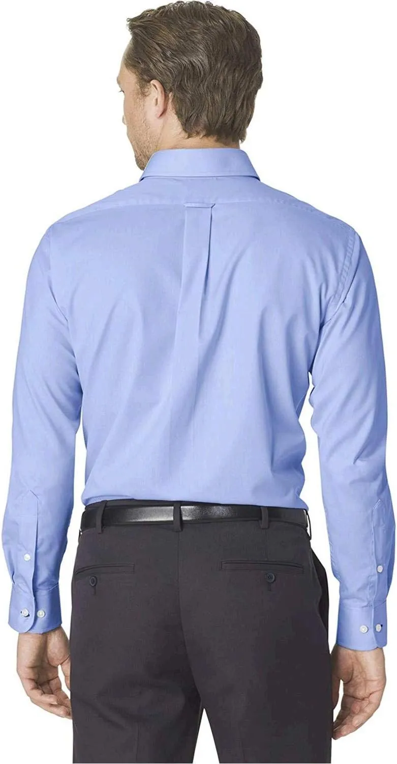 Izod Men's TALL FIT Dress Shirts Stretch Solid (Big and Tall)