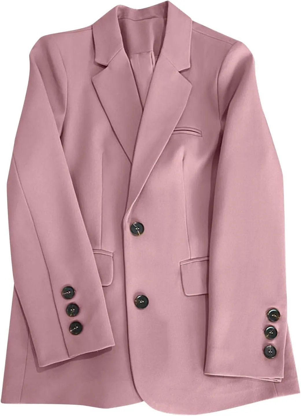 Jackets for Women Trendy Plus Size Lightweinght Blazer Lapel Open Front Cardigan Work Office Suits Coats 2024