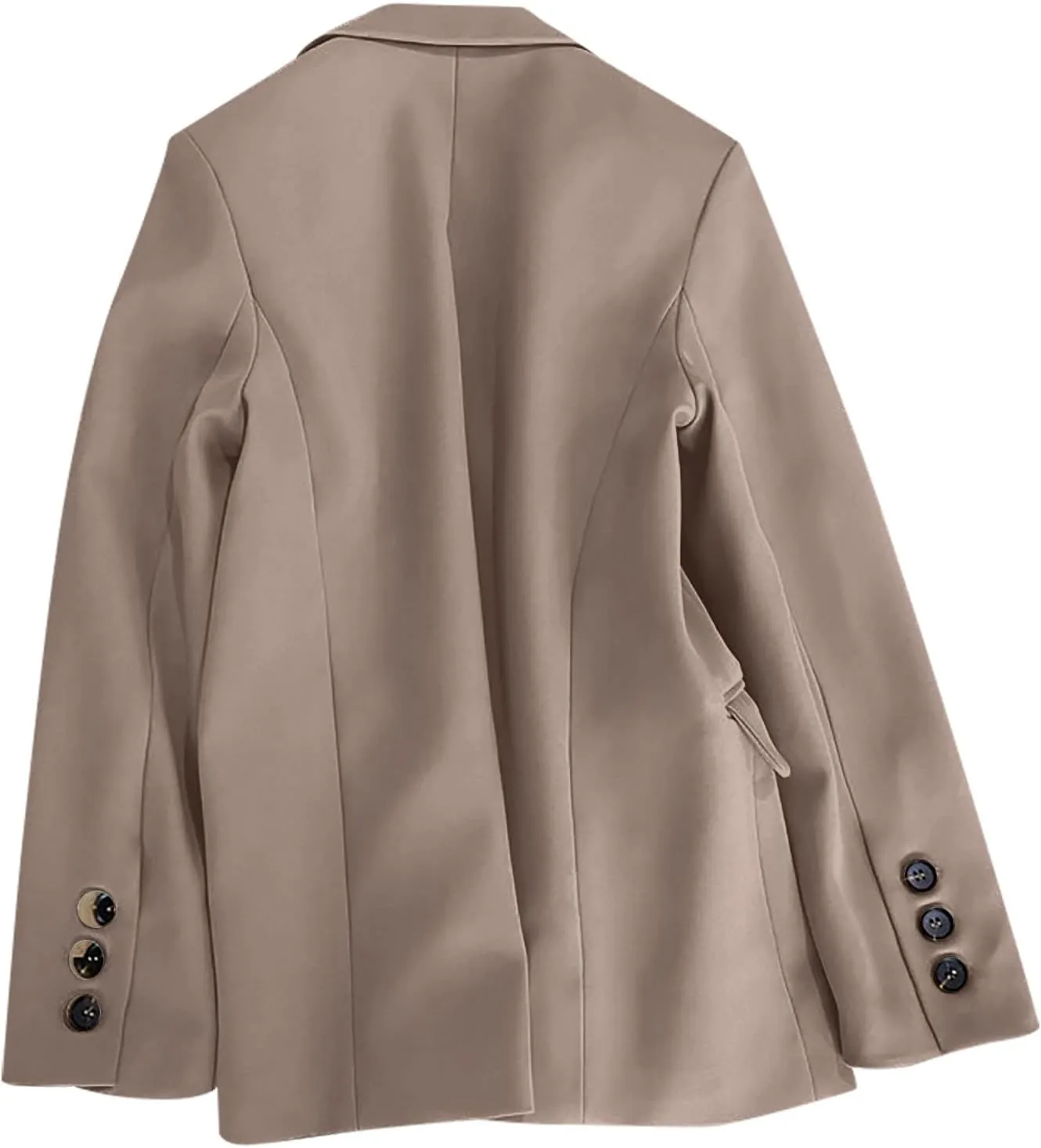 Jackets for Women Trendy Plus Size Lightweinght Blazer Lapel Open Front Cardigan Work Office Suits Coats 2024