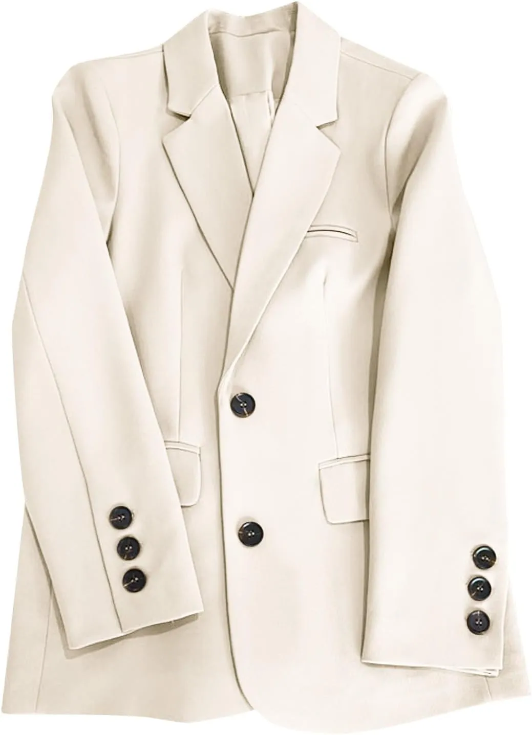 Jackets for Women Trendy Plus Size Lightweinght Blazer Lapel Open Front Cardigan Work Office Suits Coats 2024