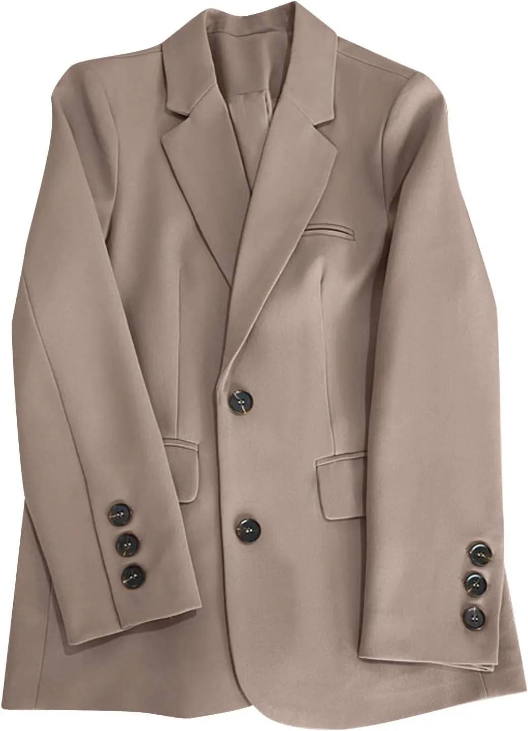 Jackets for Women Trendy Plus Size Lightweinght Blazer Lapel Open Front Cardigan Work Office Suits Coats 2024