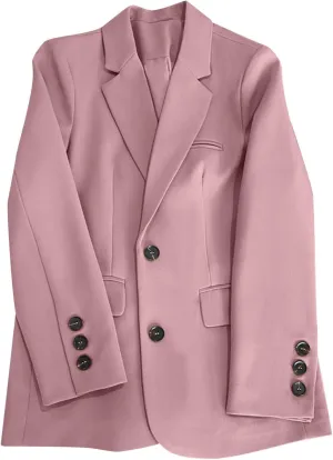 Jackets for Women Trendy Plus Size Lightweinght Blazer Lapel Open Front Cardigan Work Office Suits Coats 2024