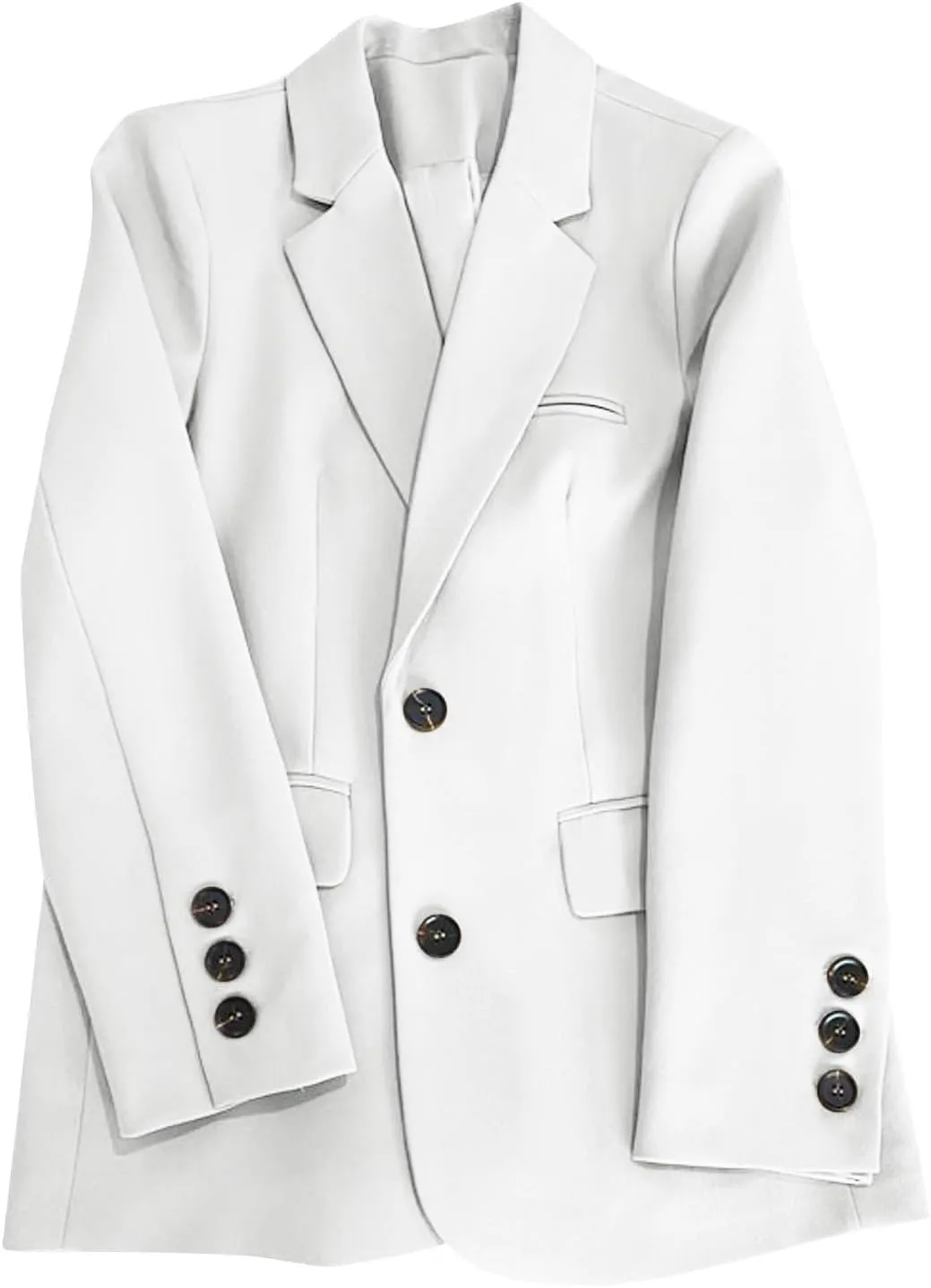 Jackets for Women Trendy Plus Size Lightweinght Blazer Lapel Open Front Cardigan Work Office Suits Coats 2024