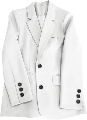 Jackets for Women Trendy Plus Size Lightweinght Blazer Lapel Open Front Cardigan Work Office Suits Coats 2024