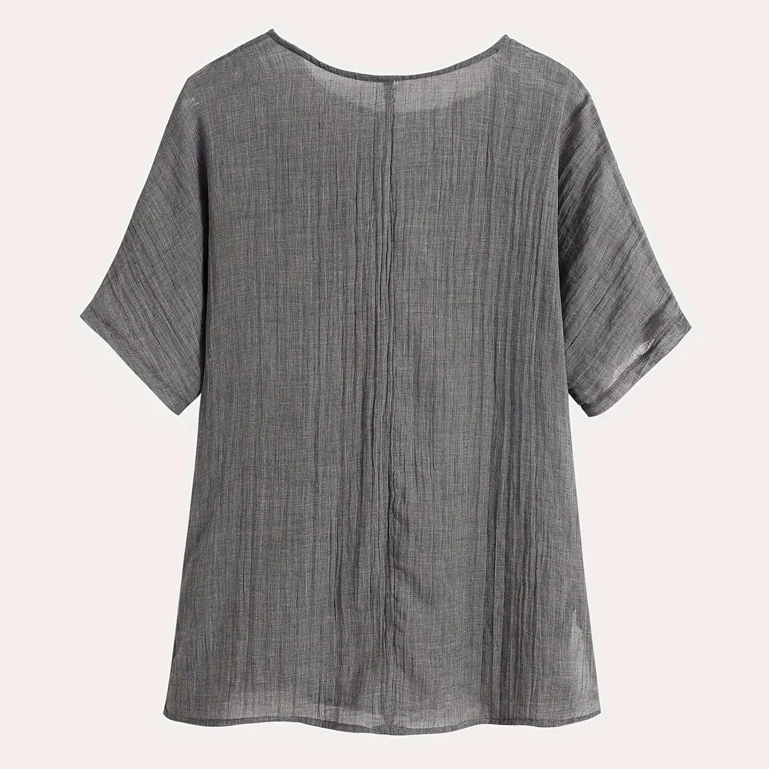 Kawaii Dandelion Printed Shirts Women Cotton Linen Blouses Short Sleeve Dressy Tops Lightweight Elegant Vintage Tees