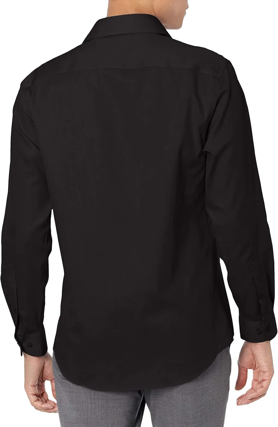 Kenneth Cole Men's Dress Shirt Slim Fit Stretch Collar Non Iron Solid