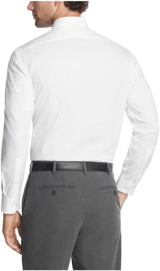Kenneth Cole Reaction Men's Dress Shirt Slim Fit Techni-Cole Stretch