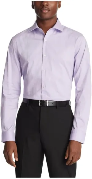 Kenneth Cole REACTION Men's Dress Shirt Slim Fit Techni-Cole Stretch
