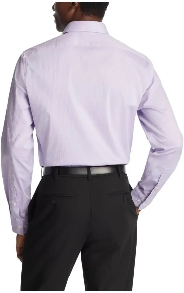 Kenneth Cole REACTION Men's Dress Shirt Slim Fit Techni-Cole Stretch