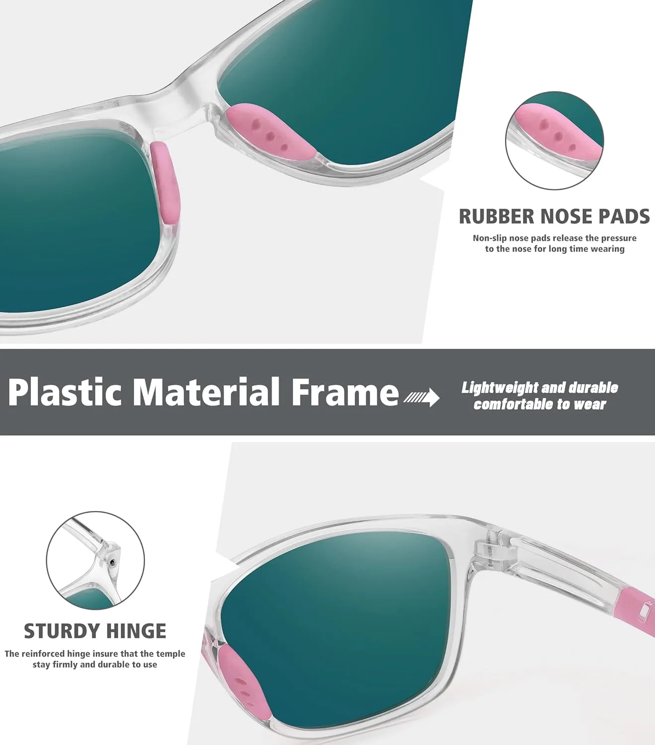 MEETSUN Polarized Sports Sunglasses for Women Men Driving Running Cycling Fishing Sun Glasses UV400 Protection