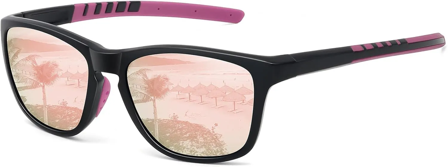MEETSUN Polarized Sports Sunglasses for Women Men Driving Running Cycling Fishing Sun Glasses UV400 Protection