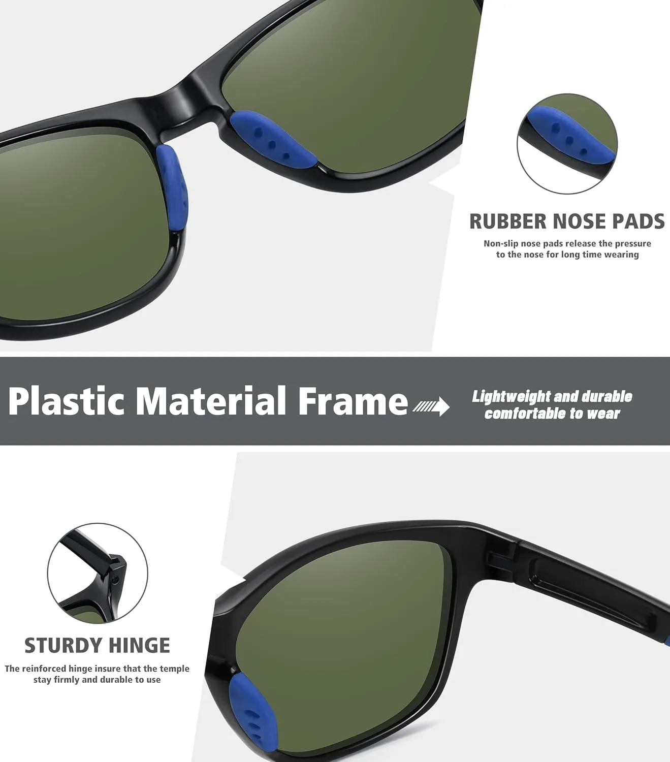 MEETSUN Polarized Sports Sunglasses for Women Men Driving Running Cycling Fishing Sun Glasses UV400 Protection