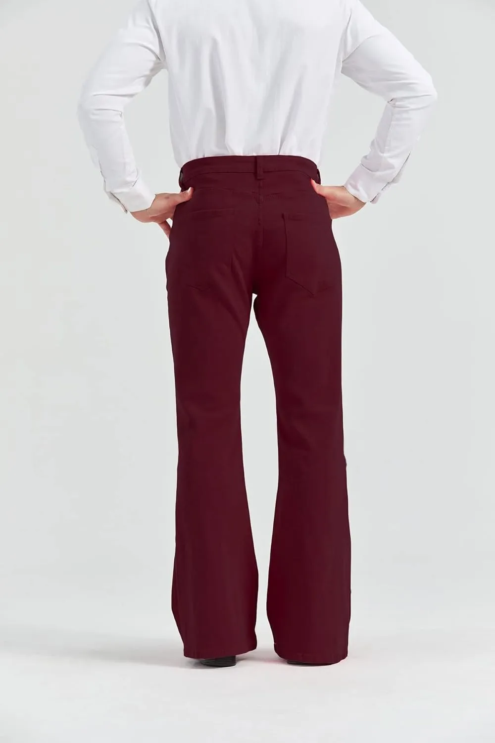 Men's 60s 70s Bell Bottom Jeans Pants Disco Denim Vintage Stretch Classic Comfort Flared Flares Outfits