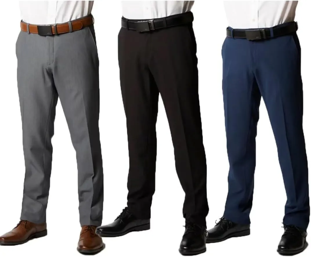 Men's Dress Pants Slim Fit Black Navy Dress Pants Trousers for Men Formal Suit Pants Casual Slacks