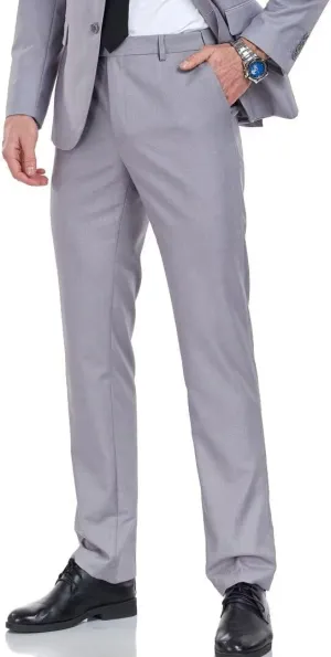Men's Dress Pants Slim Fit Black Navy Dress Pants Trousers for Men Formal Suit Pants Casual Slacks