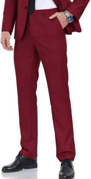 Men's Dress Pants Slim Fit Black Navy Dress Pants Trousers for Men Formal Suit Pants Casual Slacks