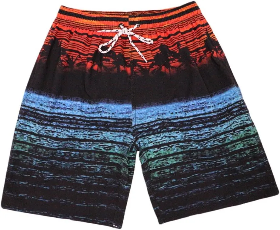 MILANKERR Mens Swim Trunks Swimming Trunks for Men,Mens Bathing Suit Swimsuit Men's Swimwear Swim Short 9" Inseam 20" Outseam
