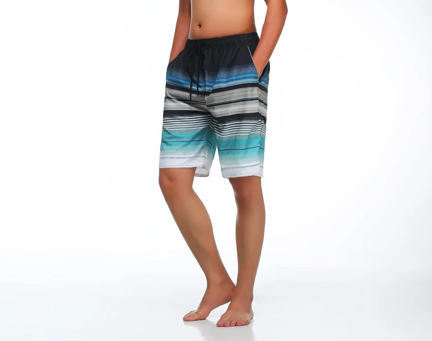 MILANKERR Mens Swim Trunks Swimming Trunks for Men,Mens Bathing Suit Swimsuit Men's Swimwear Swim Short 9" Inseam 20" Outseam